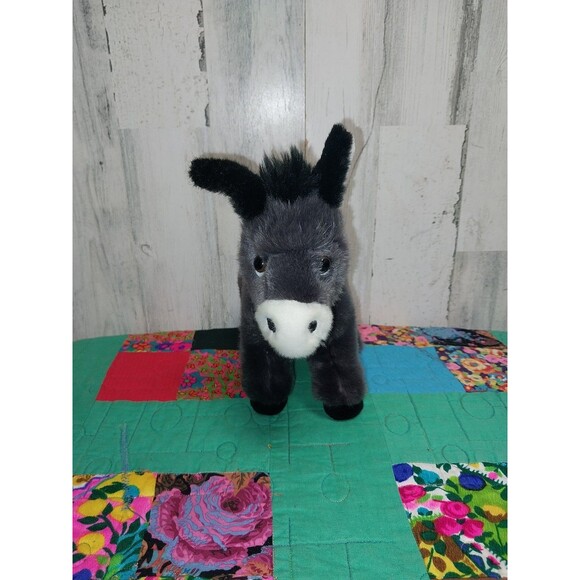 AURORA MIYONI DONKEY 11" PLUSH  QUALITY CUDDLY SOFT TOY FOAL TEDDY - Picture 4 of 8